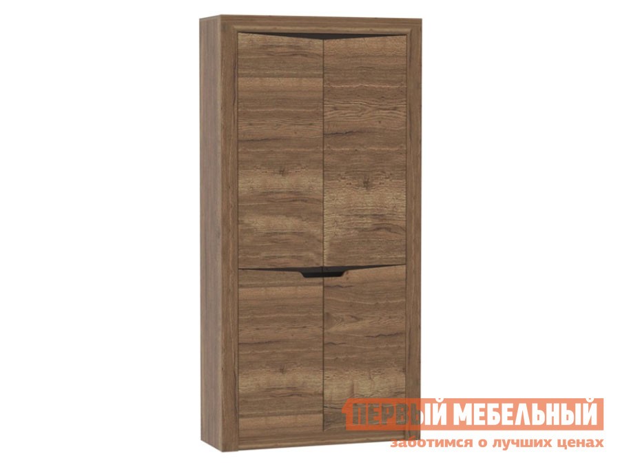 Распашной шкаф  Гарда Дуб Галифакс Табак