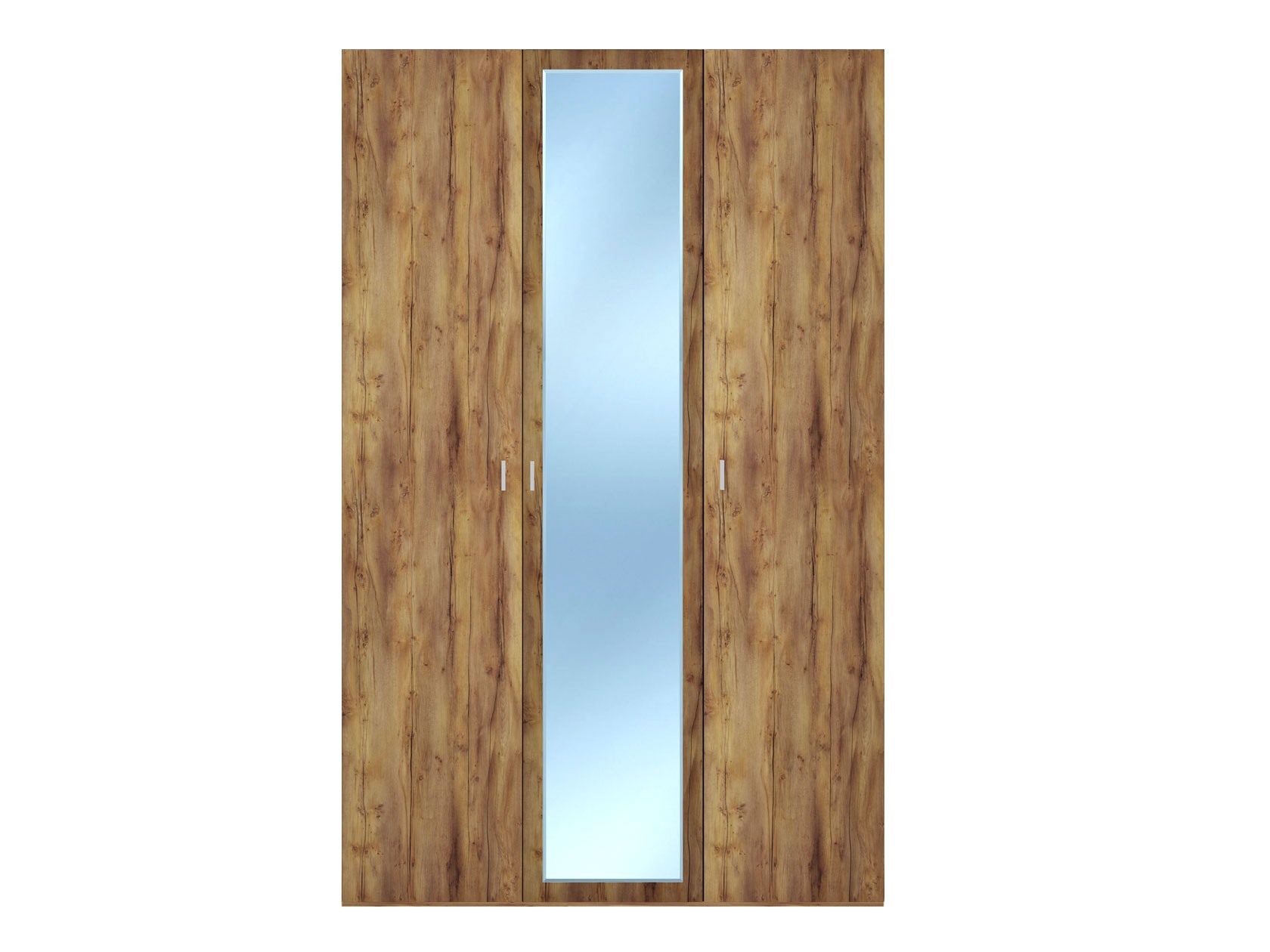 Распашной шкаф  Вега Бавария Таксония медовая, С одним зеркалом, Без топа-накладки