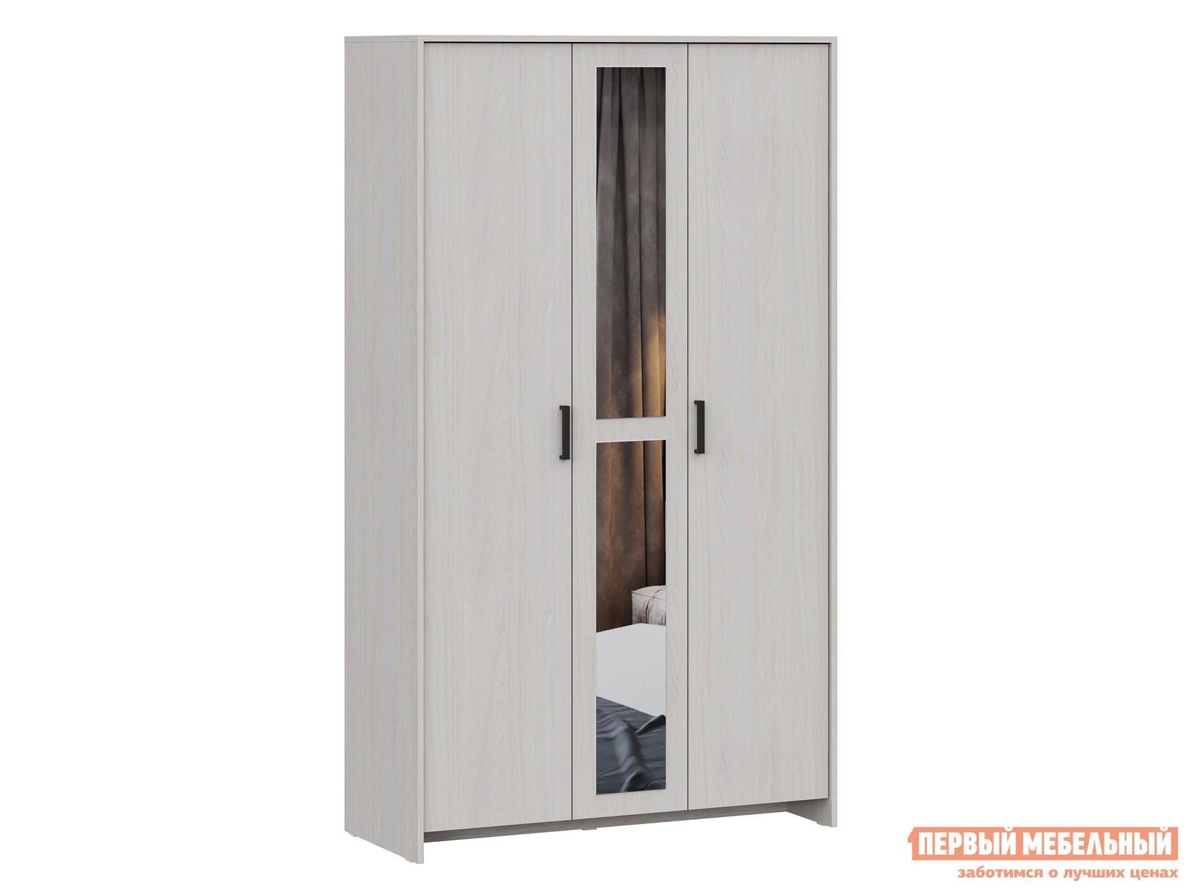 Распашной шкаф  Дублин Ясень Анкор светлый