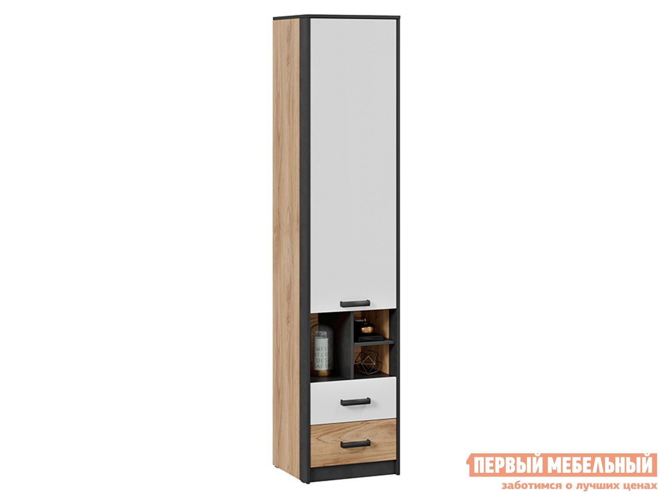 Детский шкаф  Рико Белый глянец / Матера / Яблоня Беллуно