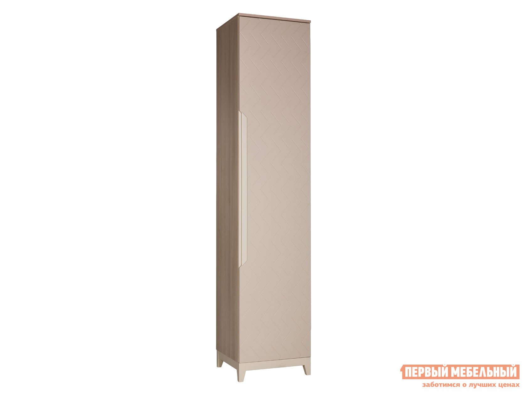 Распашной шкаф  Сканди Акация Лэйклэнд / Жемчужно-белый