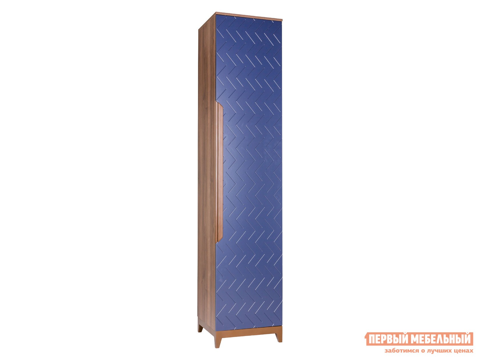 Распашной шкаф  Сканди Орех Табак / Сапфир
