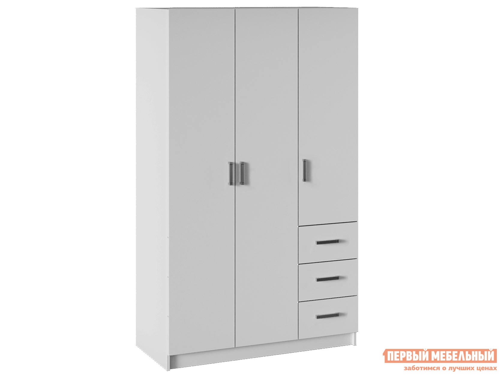 Распашной шкаф  Тиберия-1 Белый