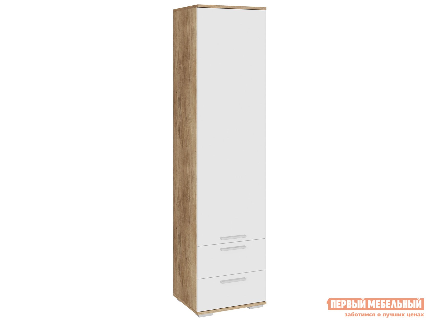 Распашной шкаф  Лейла Дуб Каньон / Белый