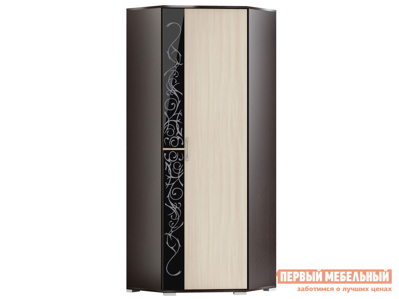 Распашной шкаф  Юнона Венге / Дуб Молочный