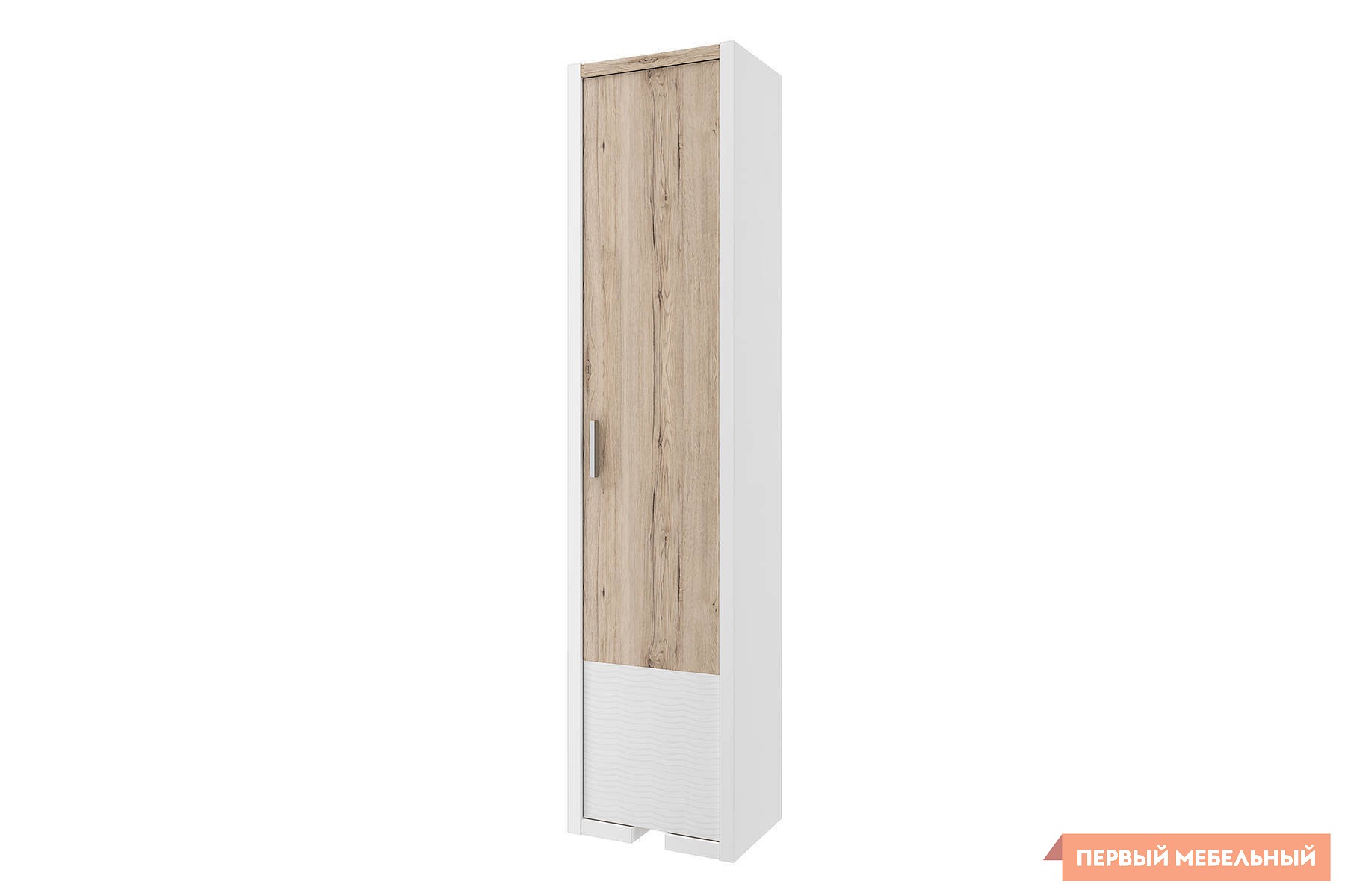 Распашной шкаф  Оксфорд Дуб Санремо / Белый