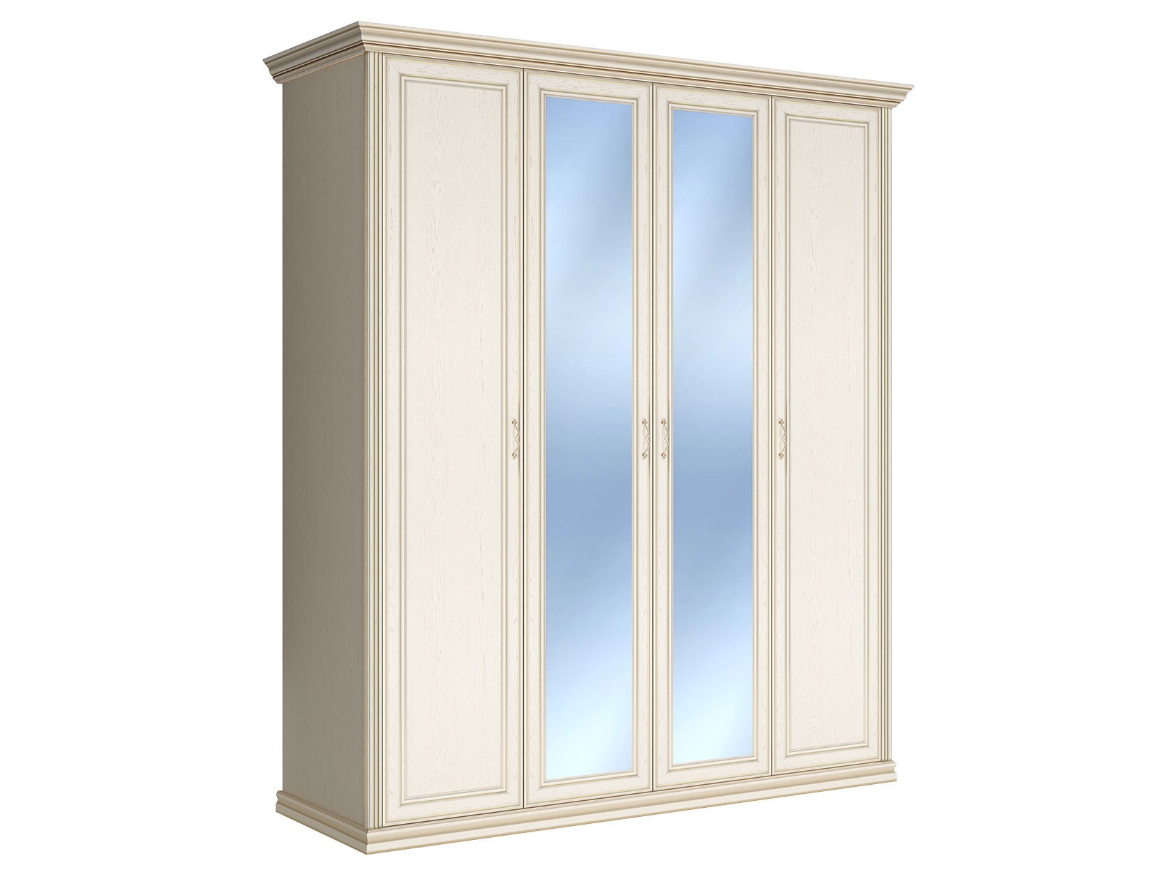 Распашной шкаф  Венето Дуб молочный
