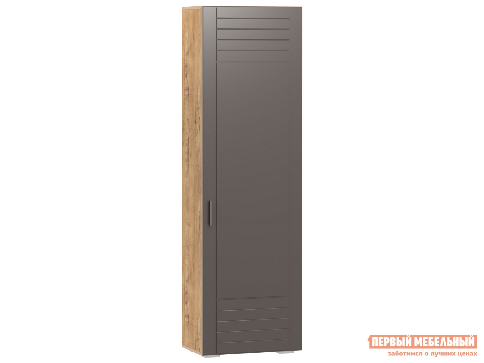 Распашной шкаф  Ливорно Дуб бунратти / Софт графит , Без зеркала