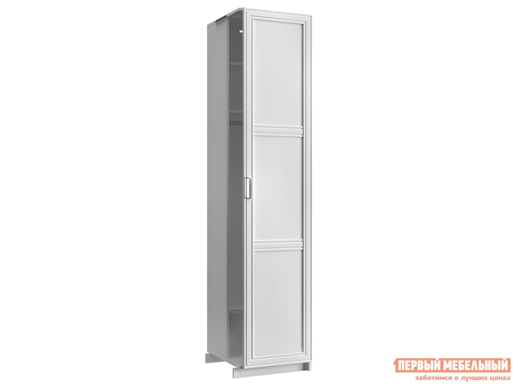 Распашной шкаф  Пракс Белый, Правая