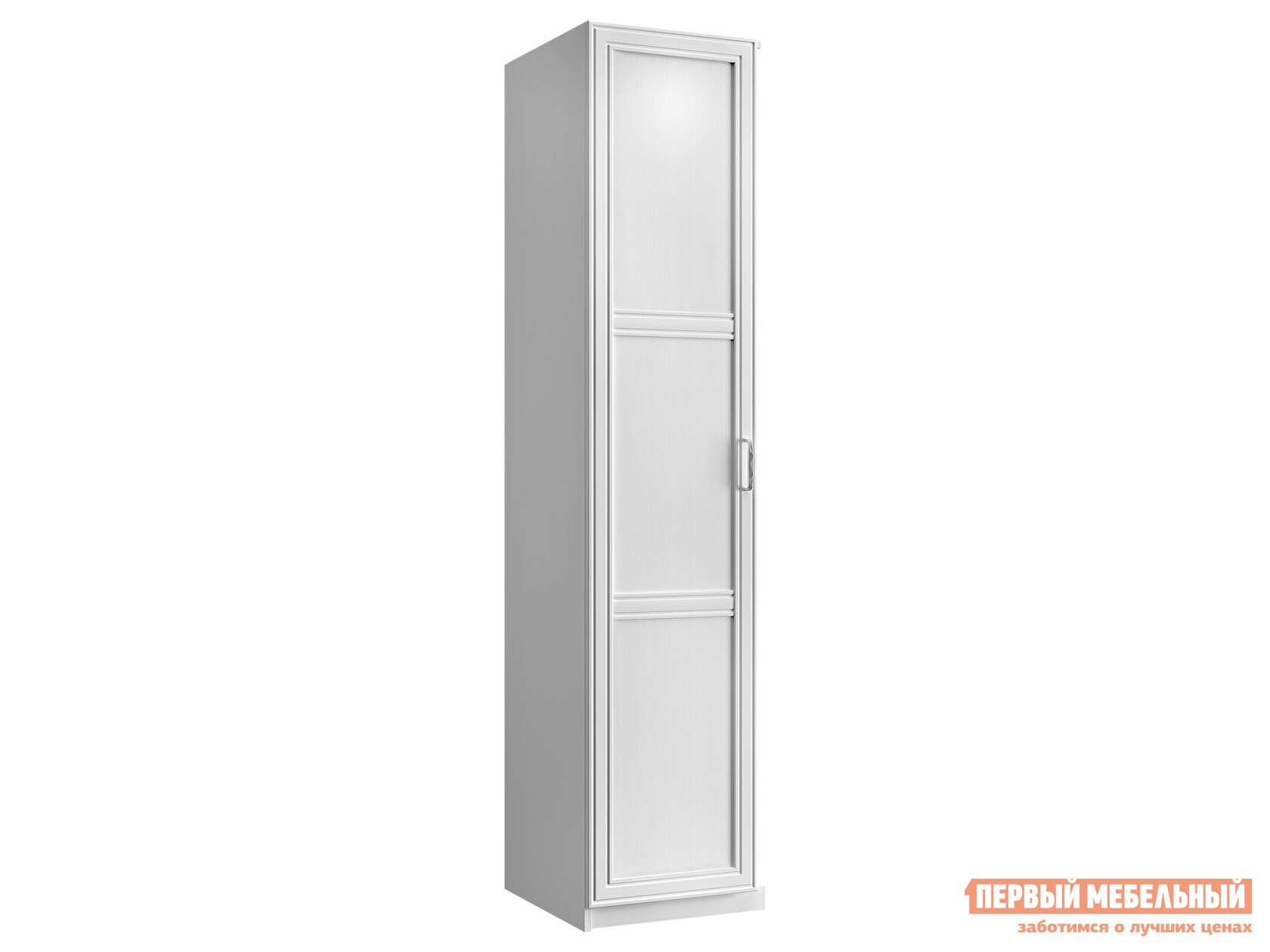 Распашной шкаф  Пракс Белый, Левая