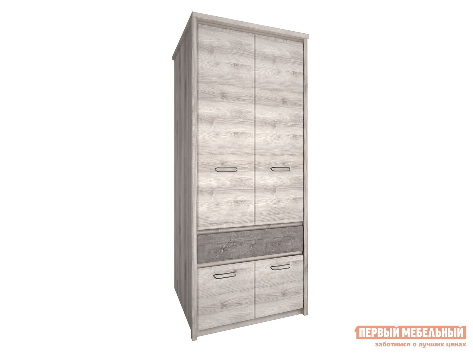 Распашной шкаф  Джаз Каштан Найроби / Оникс