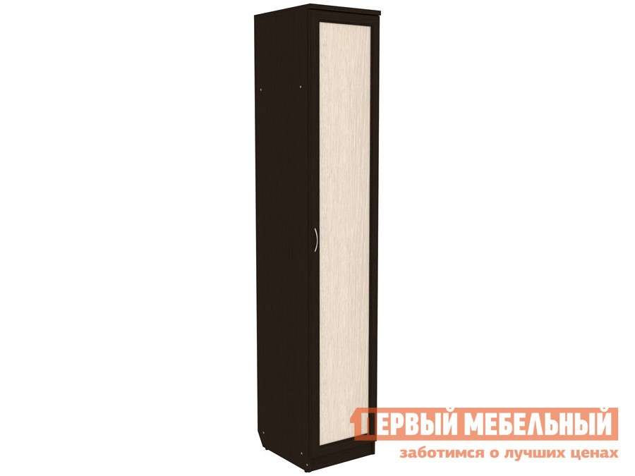 Распашной шкаф  Мерлен 105 Венге / Дуб Атланта, Без зеркала