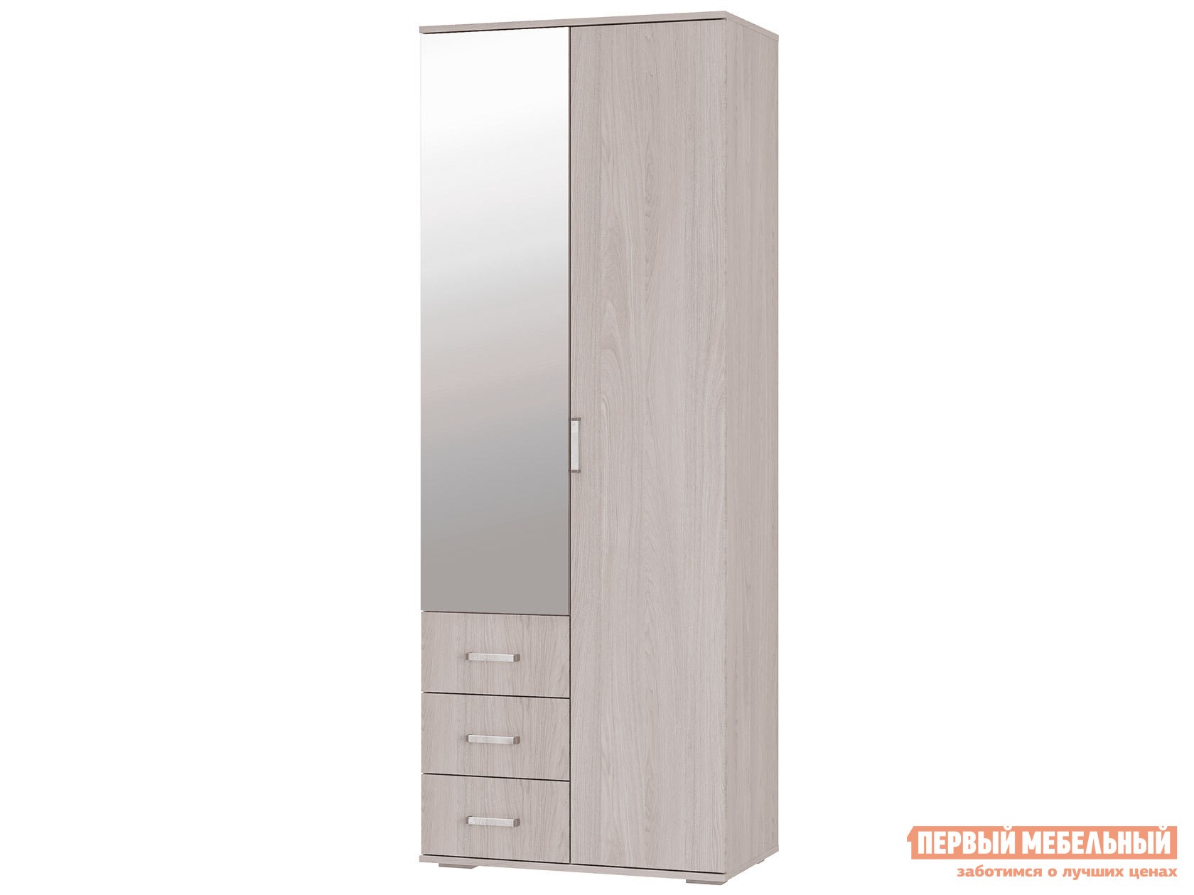 Распашной шкаф  Белла Белый ясень