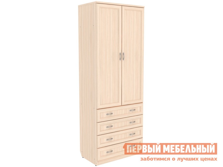 Распашной шкаф  Мерлен 103 Молочный дуб