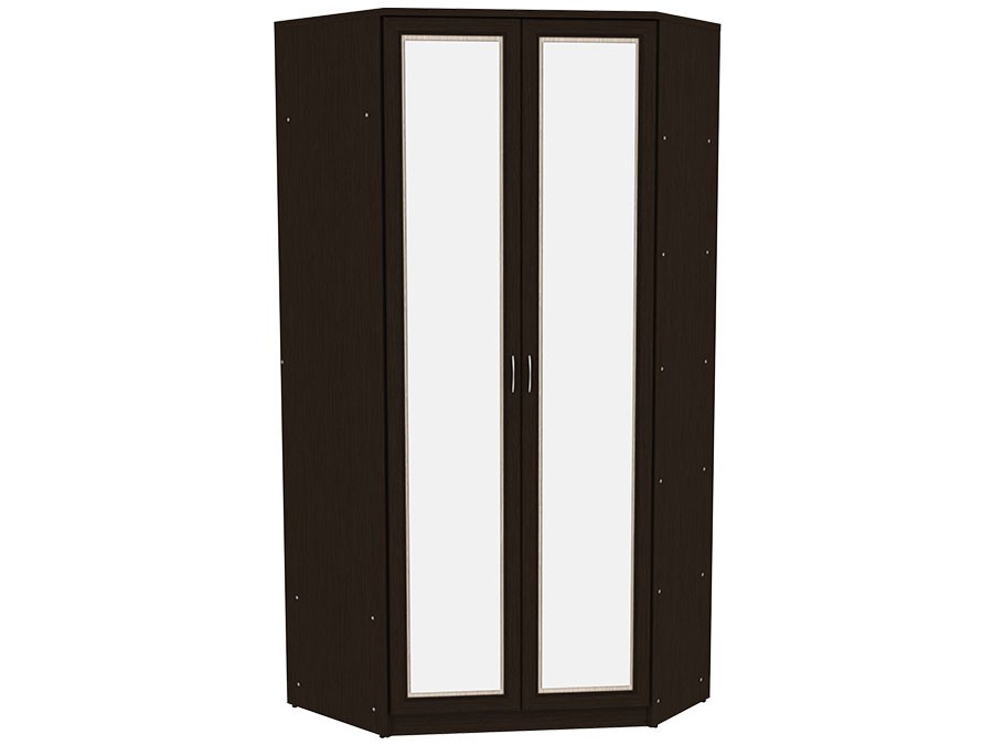 Распашной шкаф  Мерлен 403 Венге / Дуб Атланта, С зеркалом