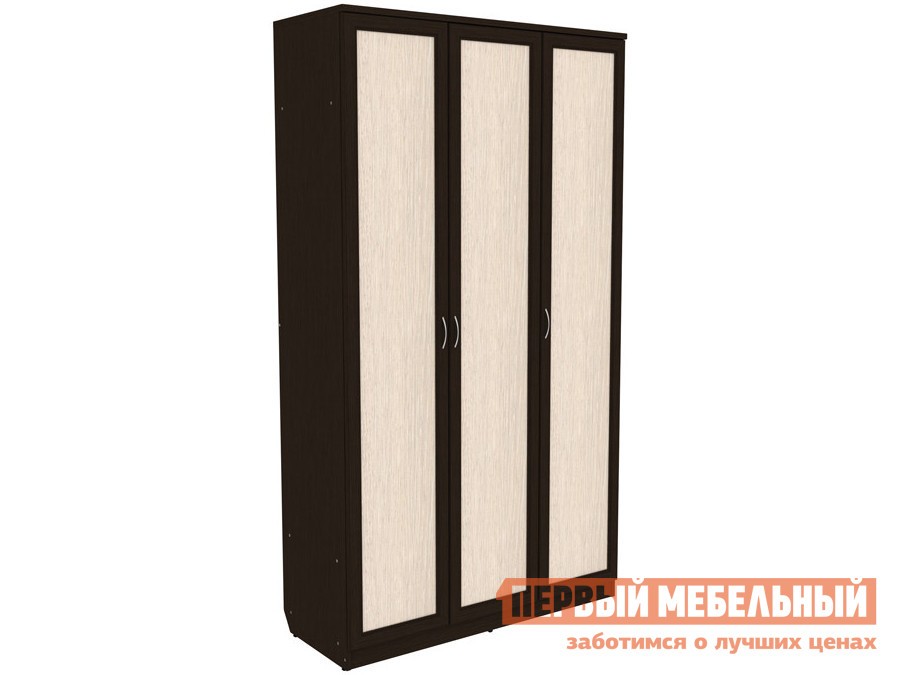 Распашной шкаф  Мерлен 106 Венге / Дуб Атланта