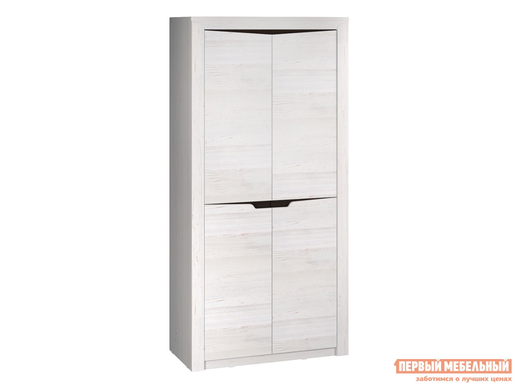 Распашной шкаф  Гарда Дуб Винтерберг белый, Без полок