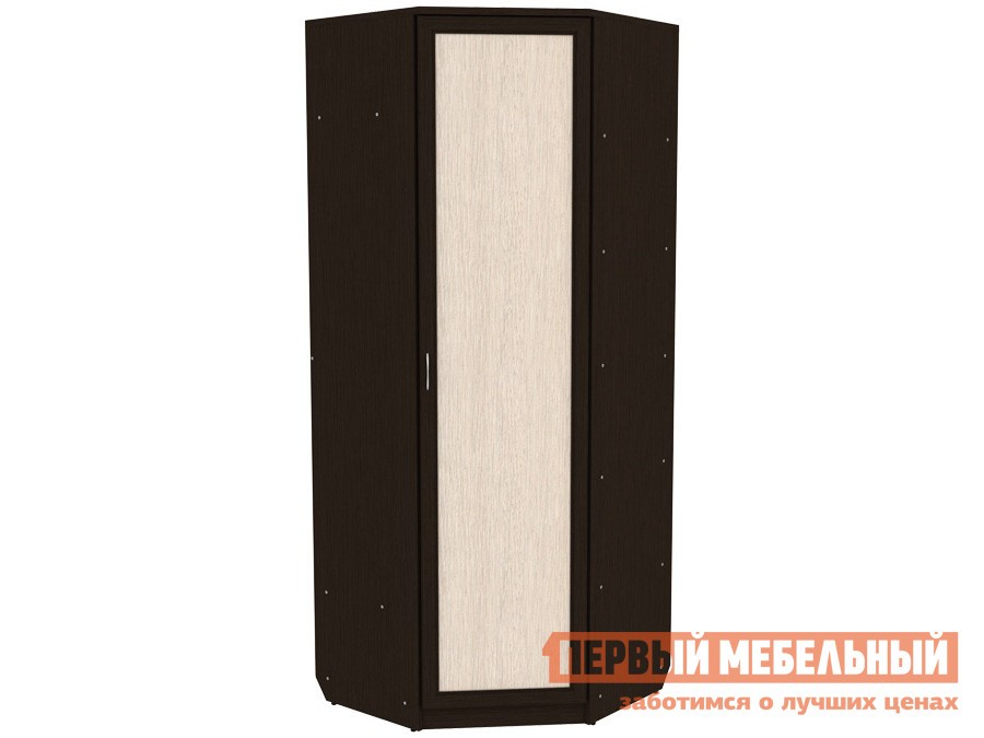 Распашной шкаф  Мерлен 400 Венге / Дуб Атланта, Без зеркала