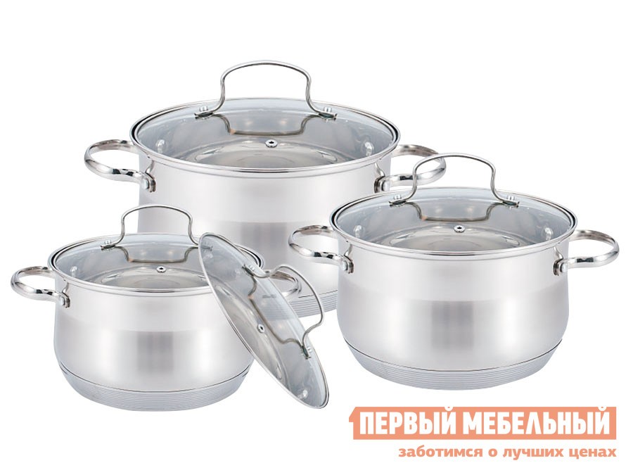 Набор кухонной посуды  Maestro Металлик, нержавеющая сталь