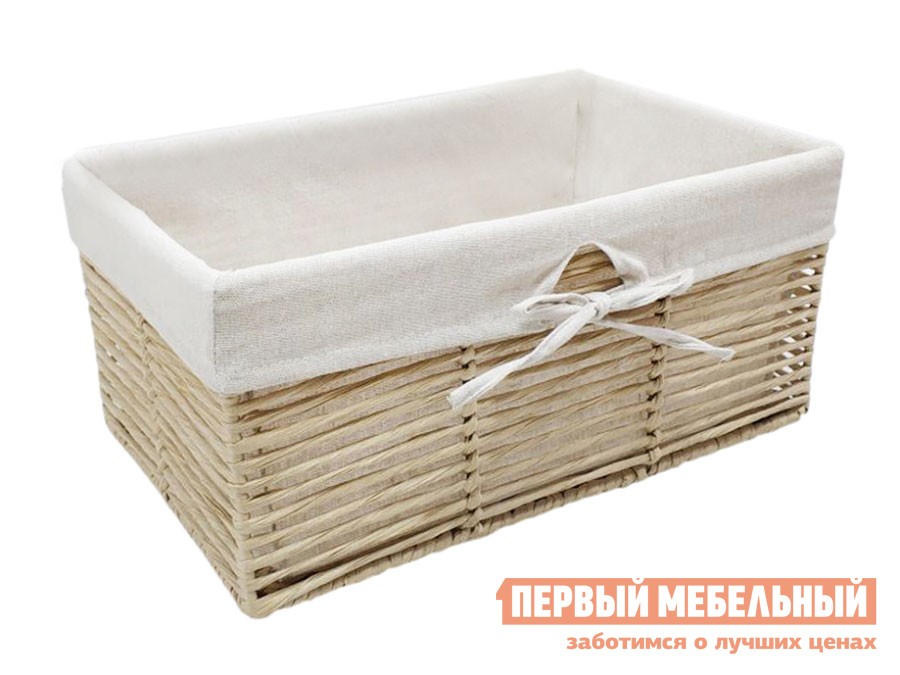 Корзина для хранения  Пепер Бежевый, бумага / Пепер, ткань, M