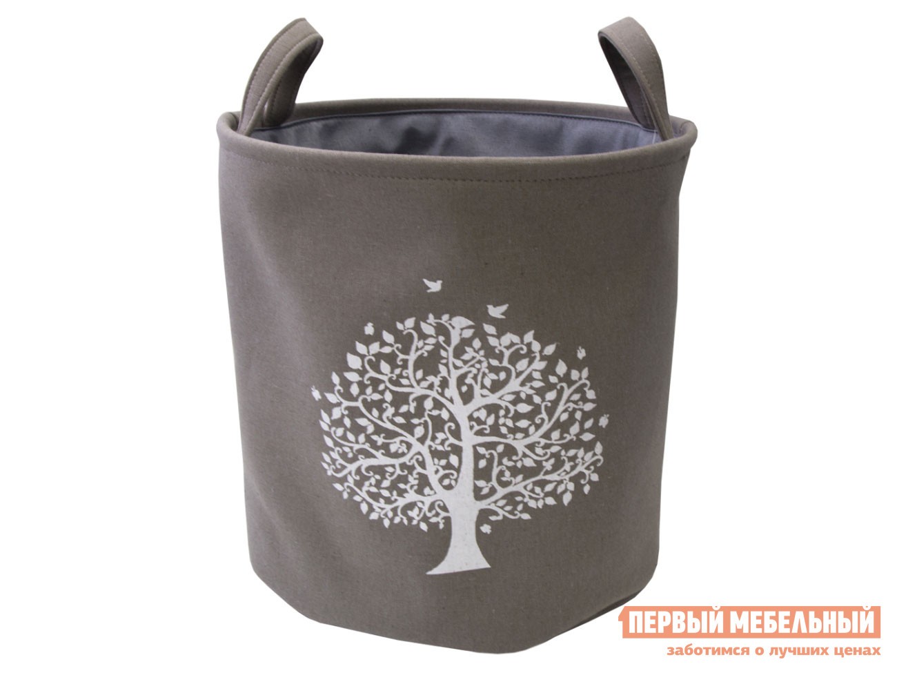 Корзина для хранения  Сад Серый, хлопковый шнур, XL