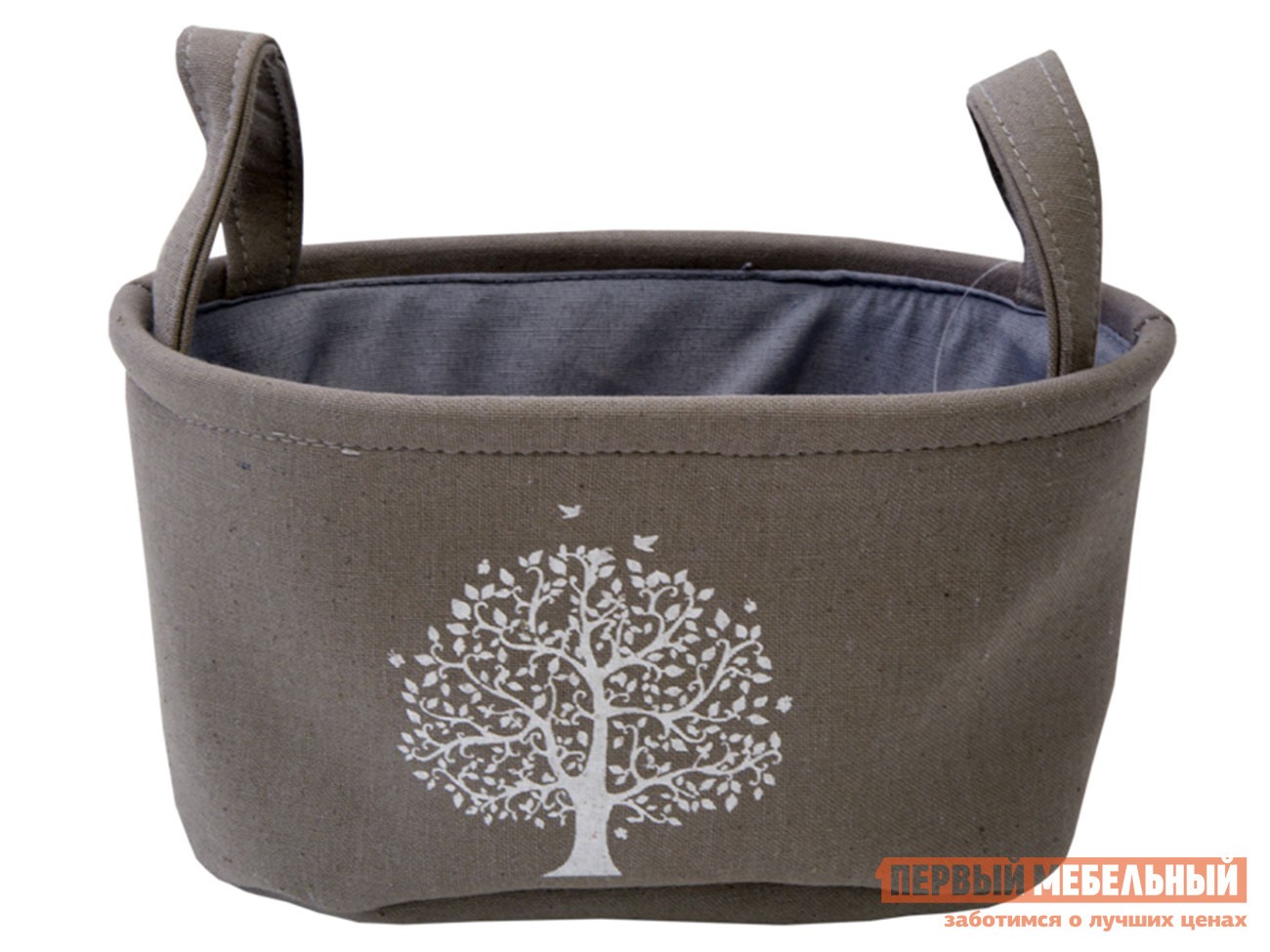 Корзина для хранения  Сад Серый, хлопковый шнур, XS