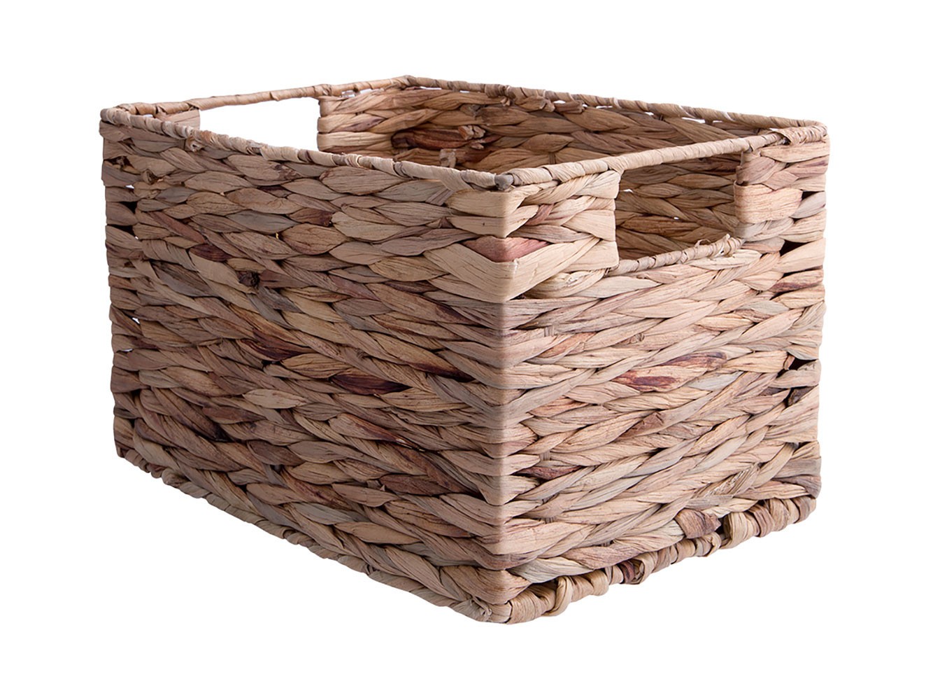 Корзина для хранения  Золотистый колос Песочный, водный гиацинт, L