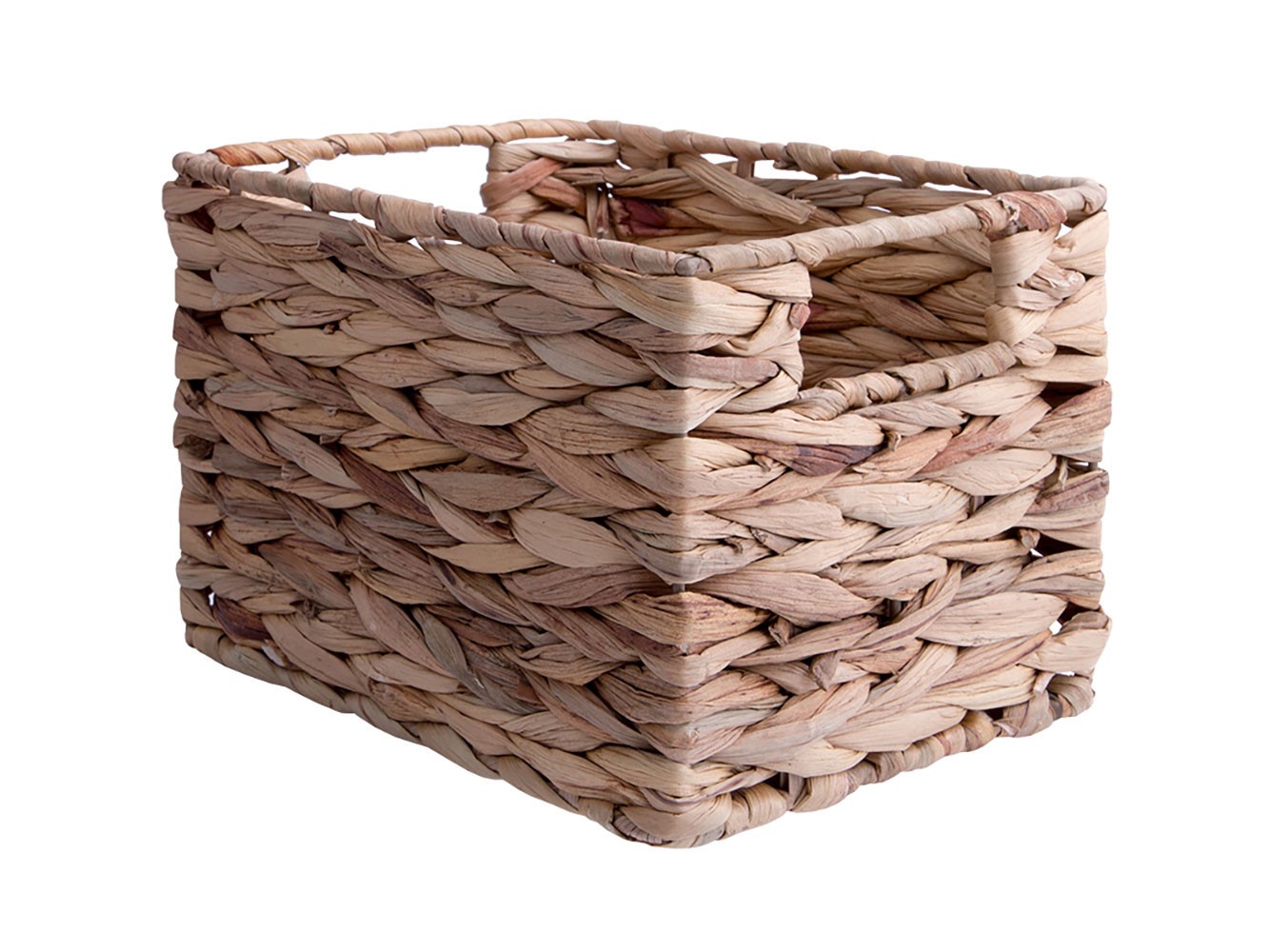 Корзина для хранения  Золотистый колос Песочный, водный гиацинт, M