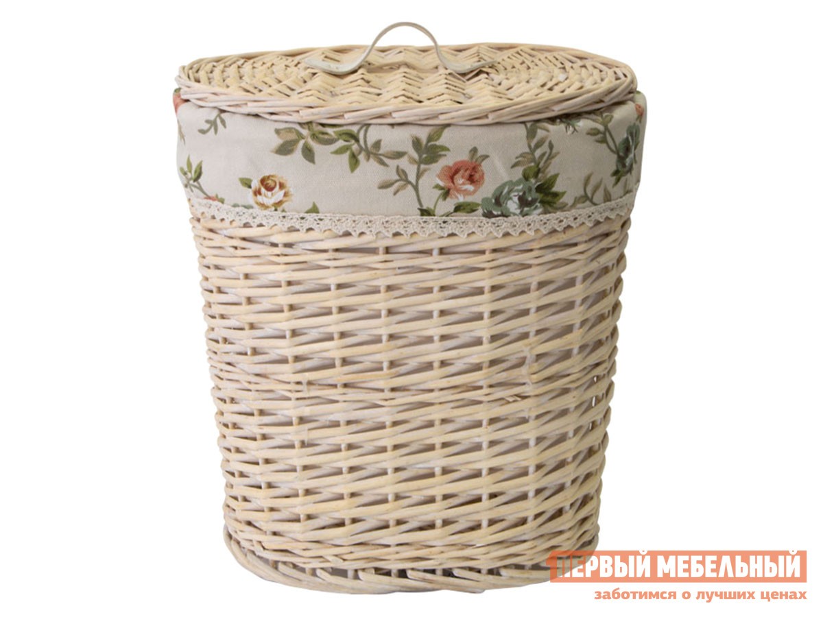 Корзина для хранения  Розы Ивовая лоза / Розы, ткань, S