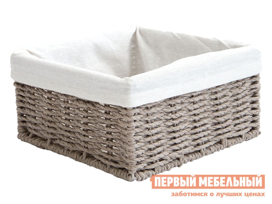 Корзина для хранения  Пепер Ивовая лоза / Пепер, ткань, M