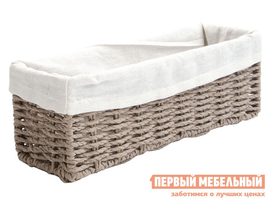 Корзина для хранения  Пепер Ивовая лоза / Пепер, ткань, L