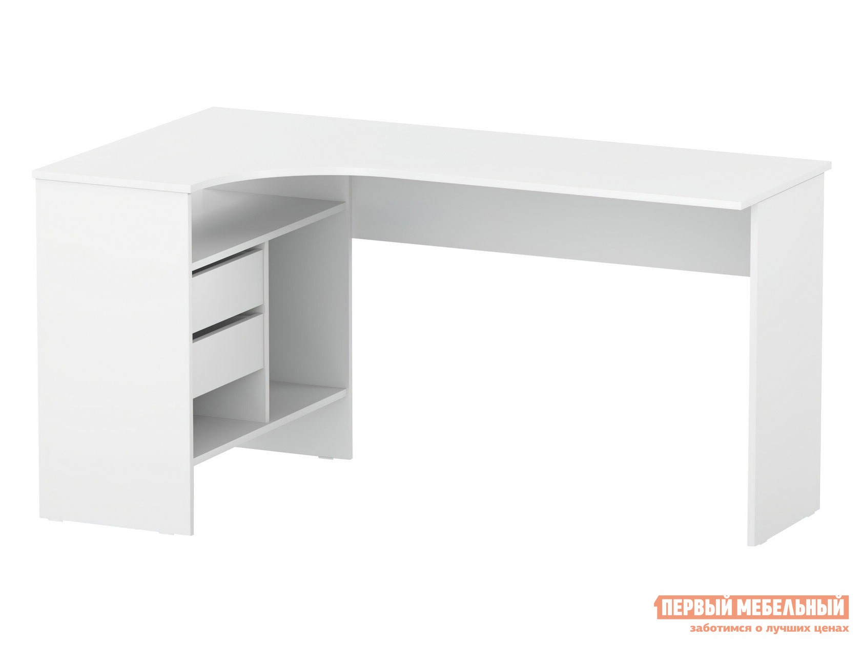 Письменный стол  СПм-25 Белый, Левая
