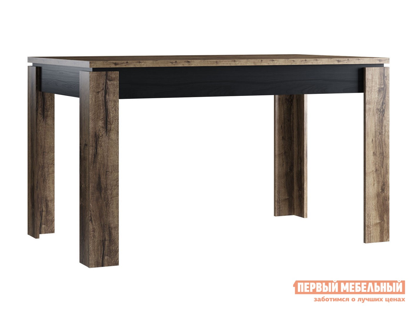 Кухонный стол  Джагер 5 Дуб монастырский / Черный