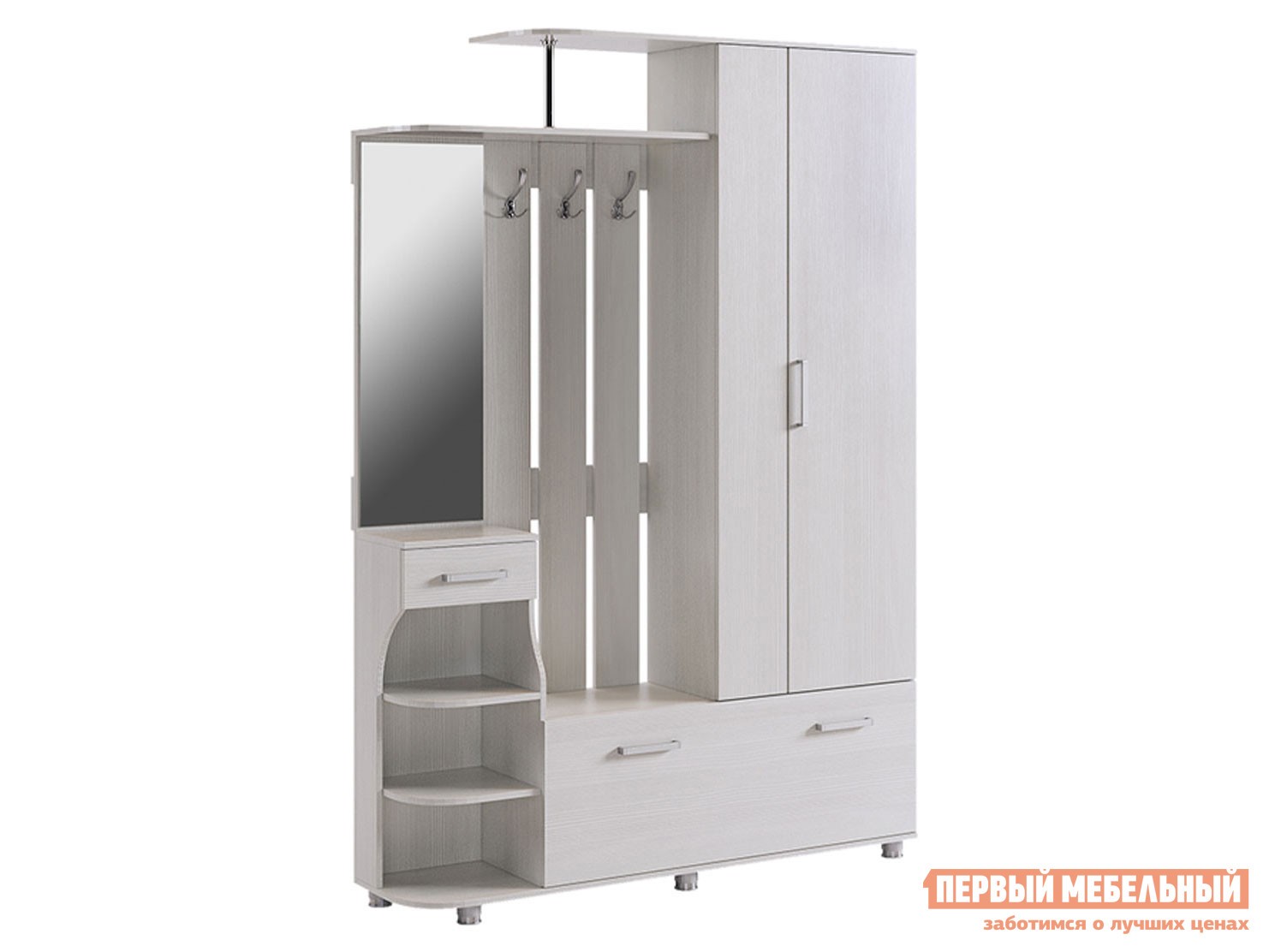 Прихожая  Барселона Белый Рамух