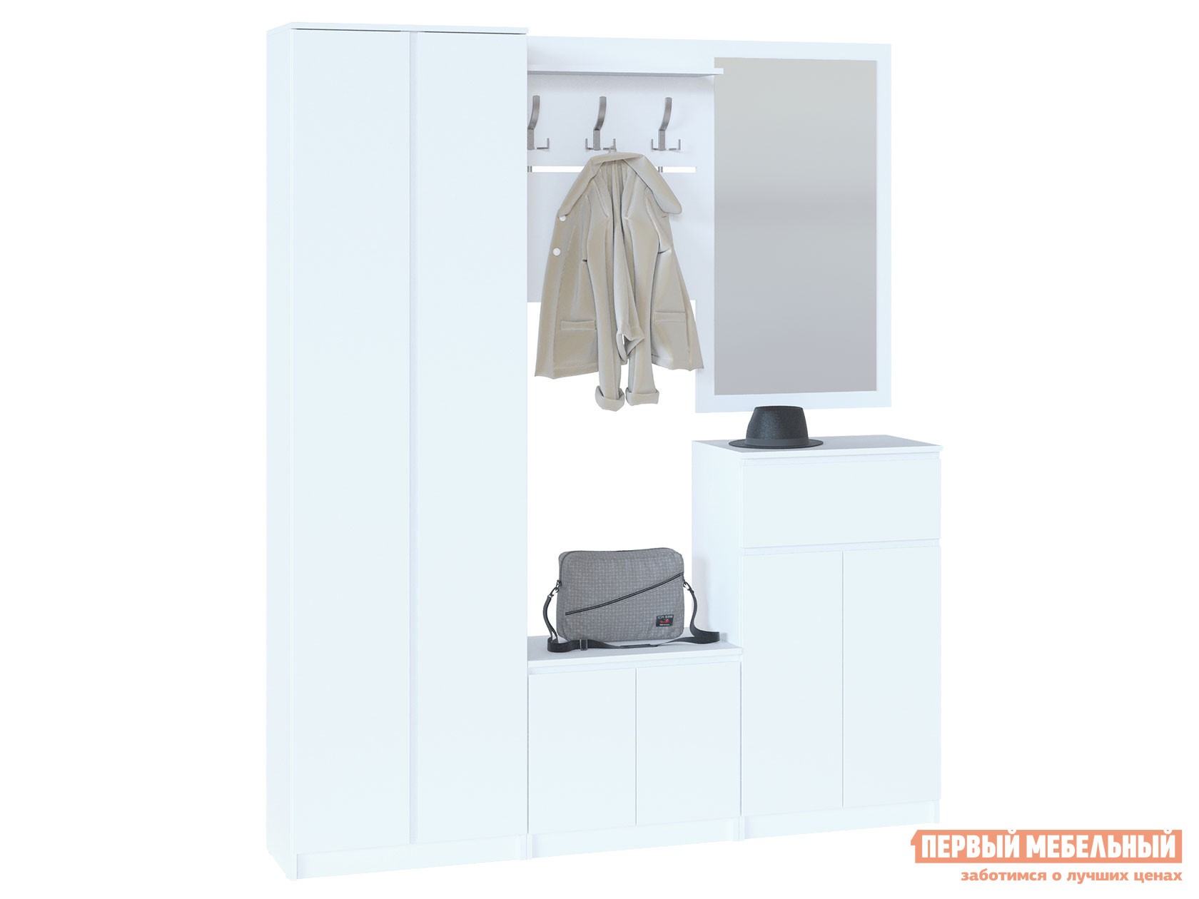 Прихожая  Орион Белый