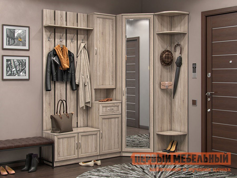 Прихожая  Мерлен Дуб Сонома