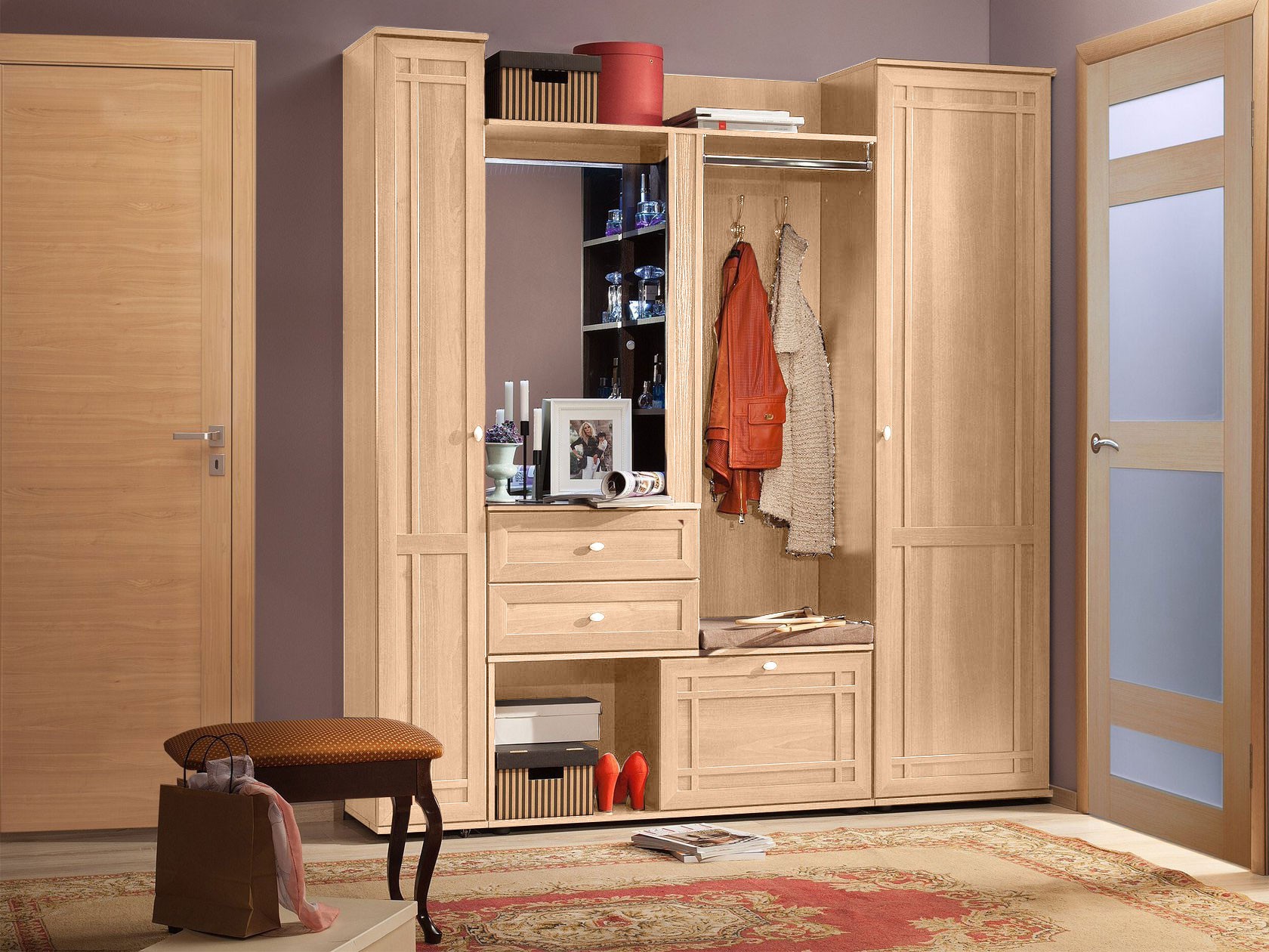 Прихожая  Шерлок Дуб Сонома, Правая