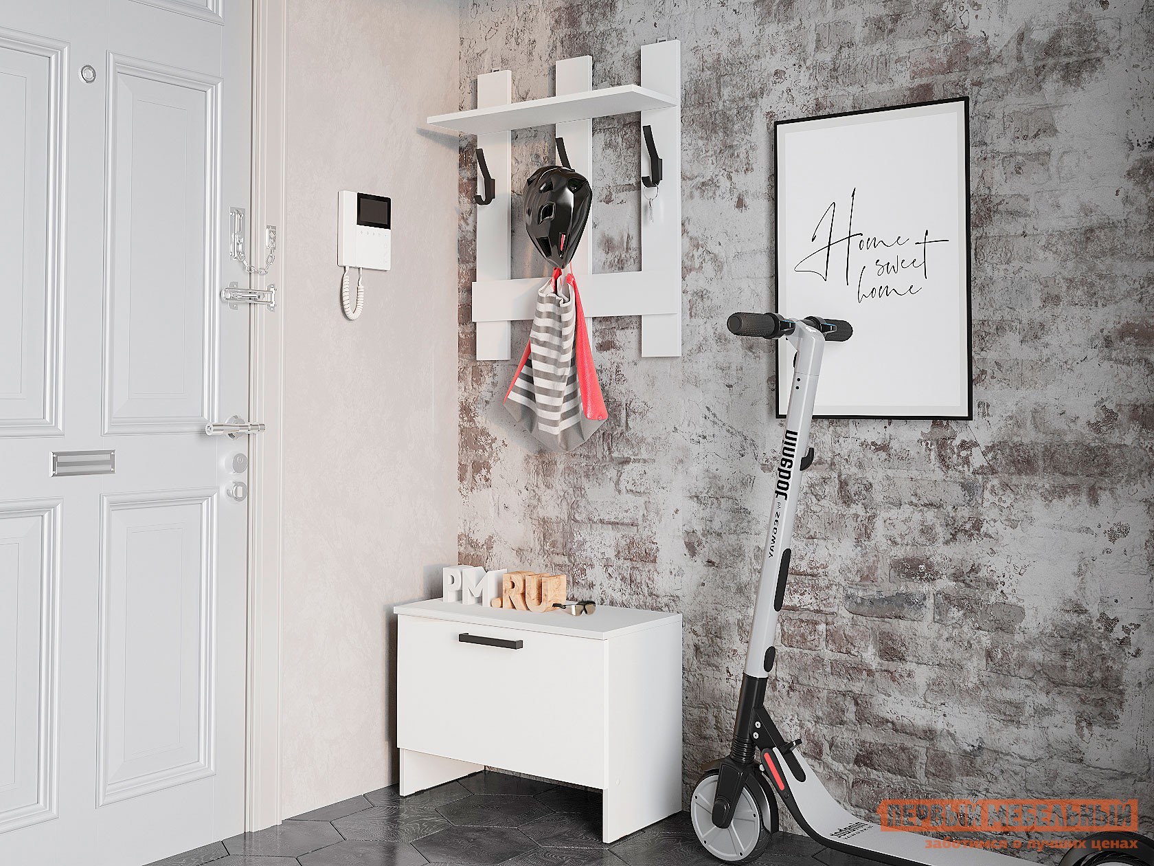 Прихожая  Юта Белый