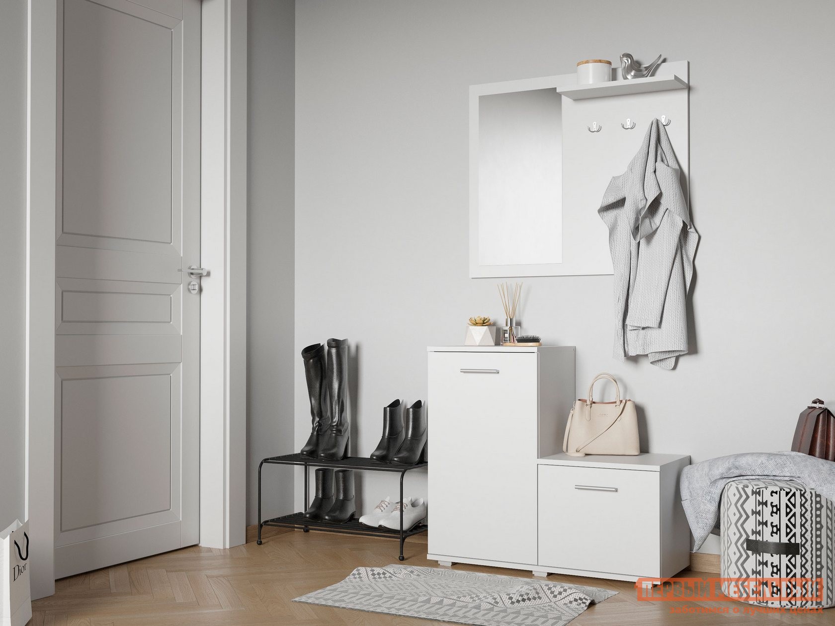 Прихожая  Фан Белый