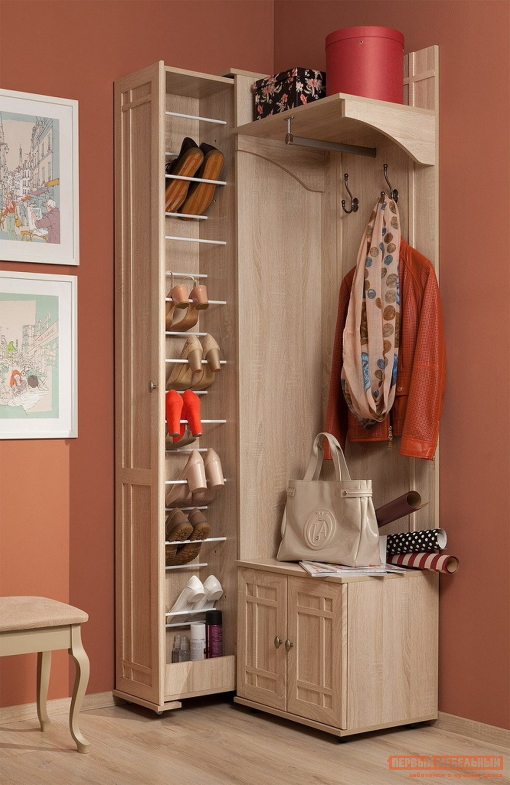 Прихожая  Шерлок Дуб Сонома, Правая