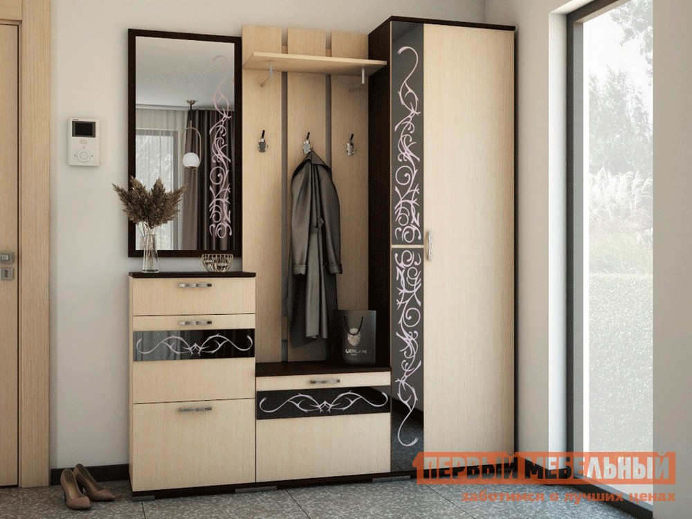 Прихожая  Юнона Венге / Дуб Молочный