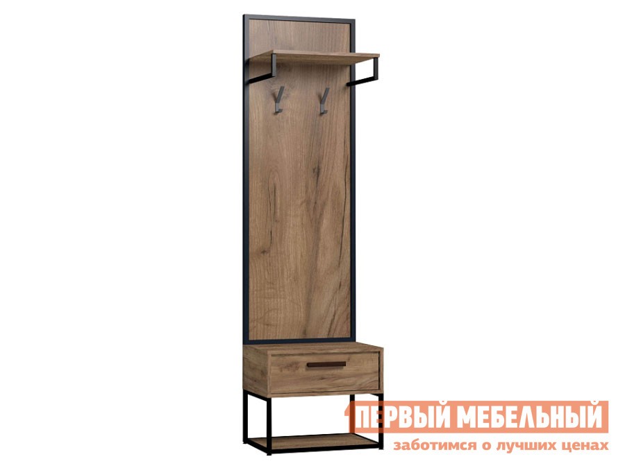 Прихожая  Натура Дуб табачный Craft / Черный