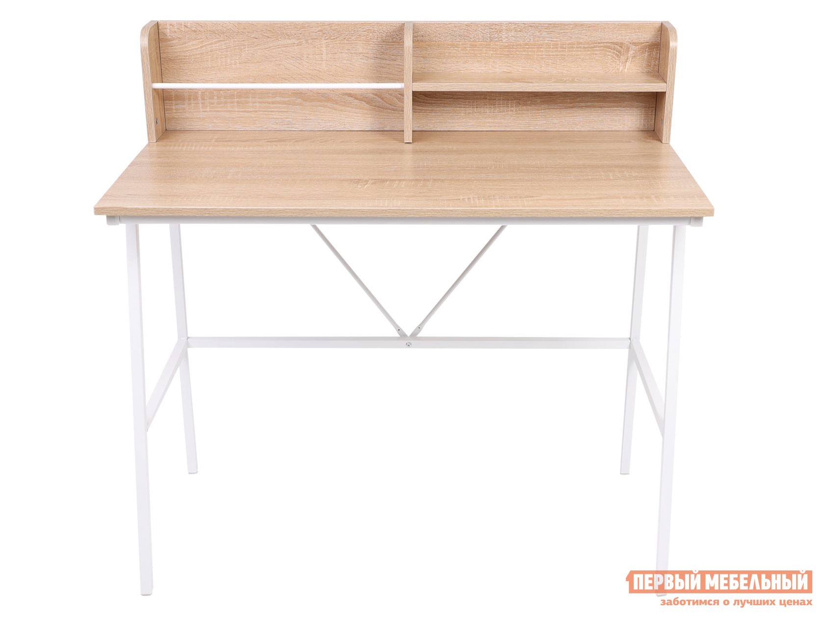 Письменный стол  CORAL Светлый дуб / Белый