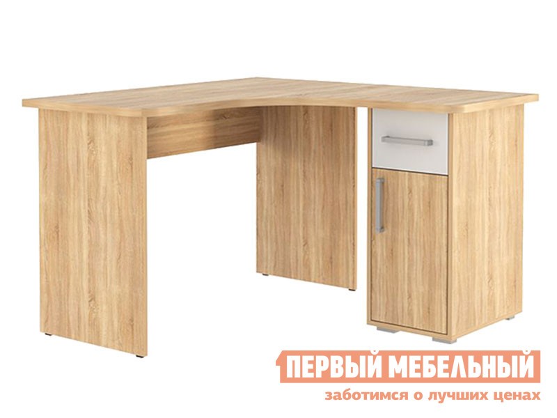 Письменный стол  Лайт-1 Дуб Сонома / Белый