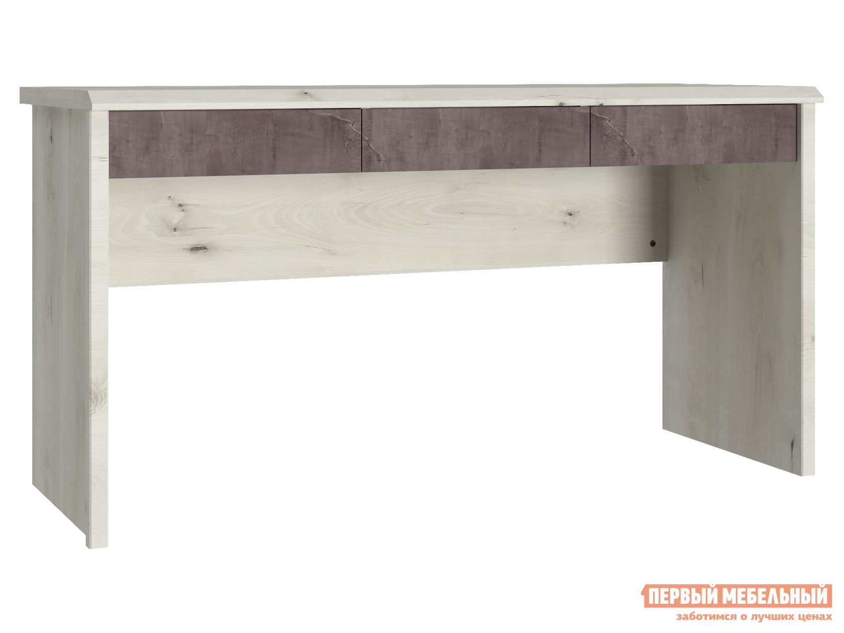 Письменный стол  Бьерк Ольха полярная / Оникс