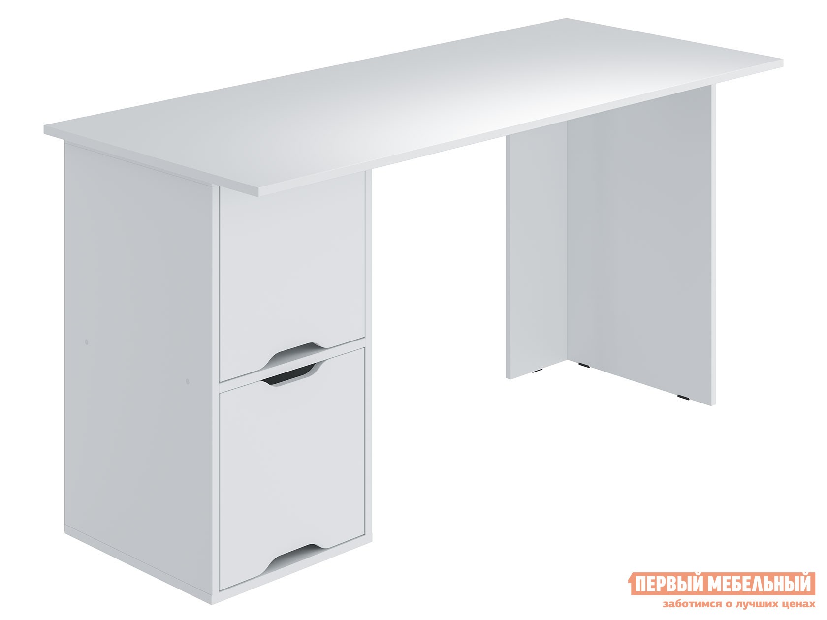 Письменный стол  Юнит Белый, 1 тумба