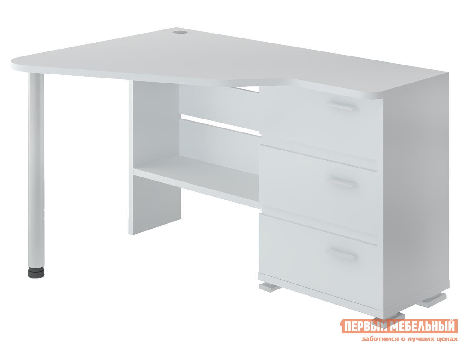 Письменный стол  СР-322С Белый, Левая