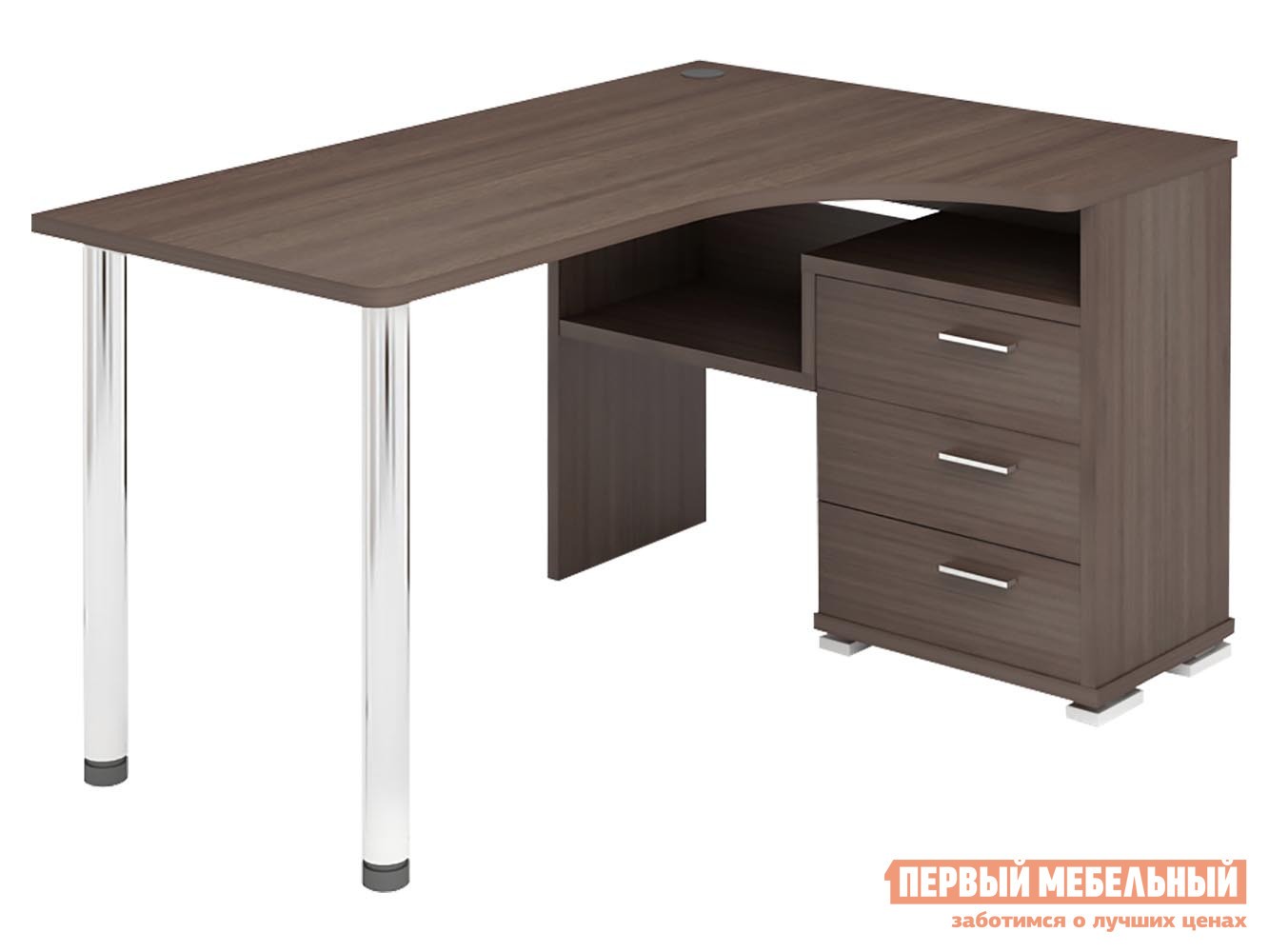 Компьютерный стол  СР-132С Шамони, Цвет, Правая, 1400 мм