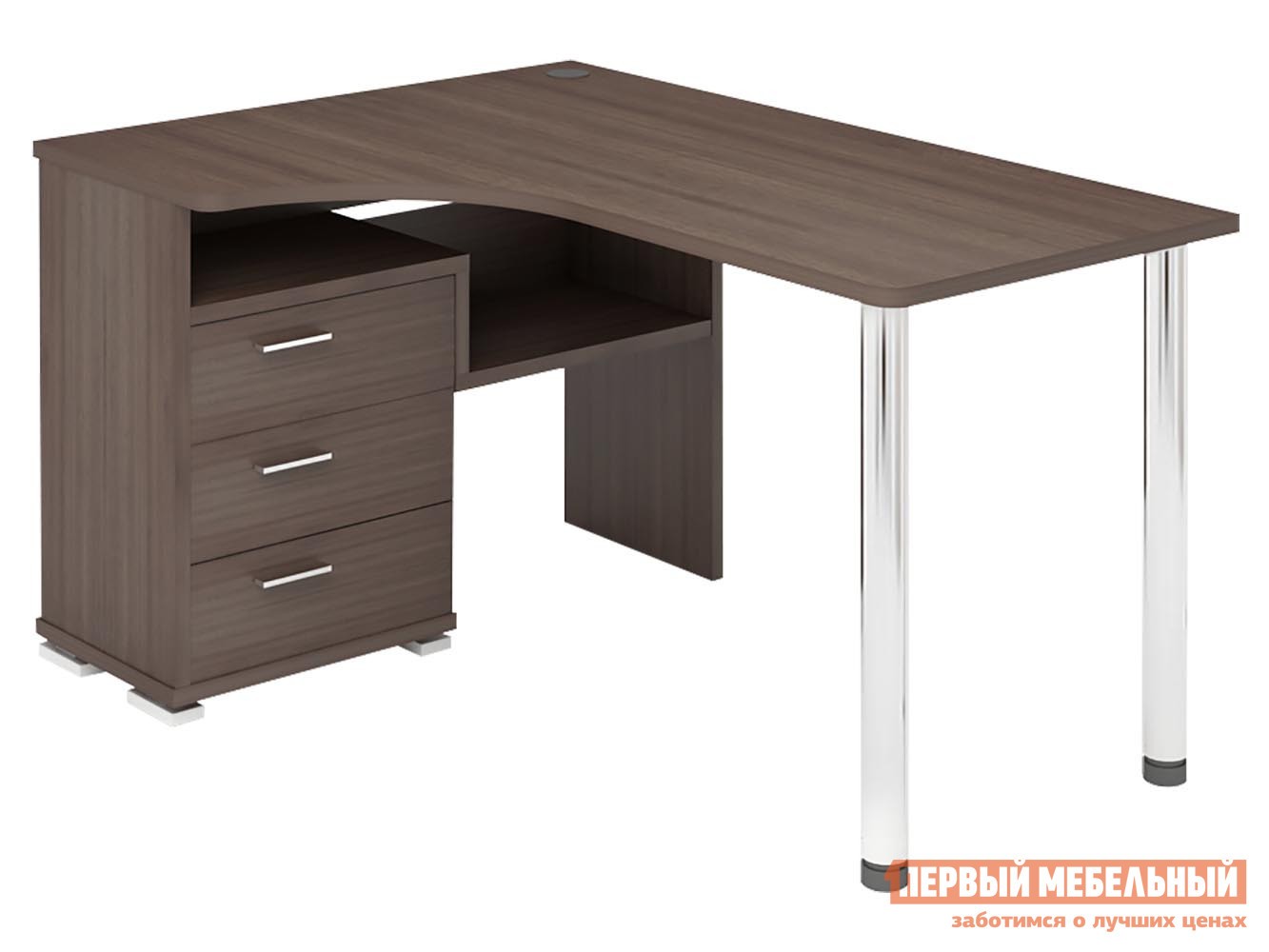 Компьютерный стол  СР-132С Левая, Шамони, Цвет, 1300 мм