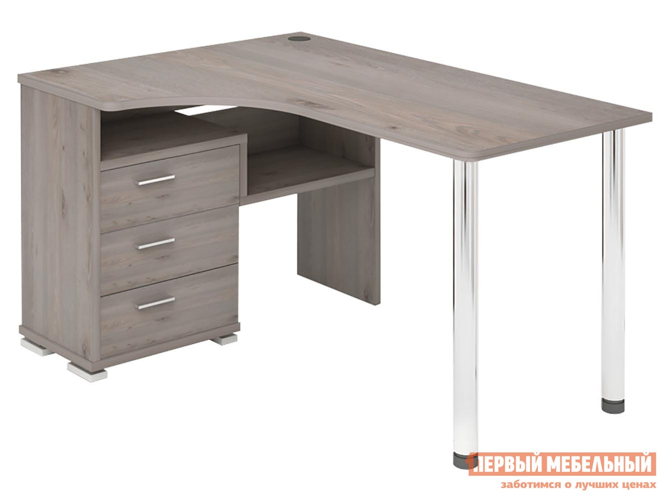 Компьютерный стол  СР-132С Нельсон, Цвет, Левая, 1300 мм